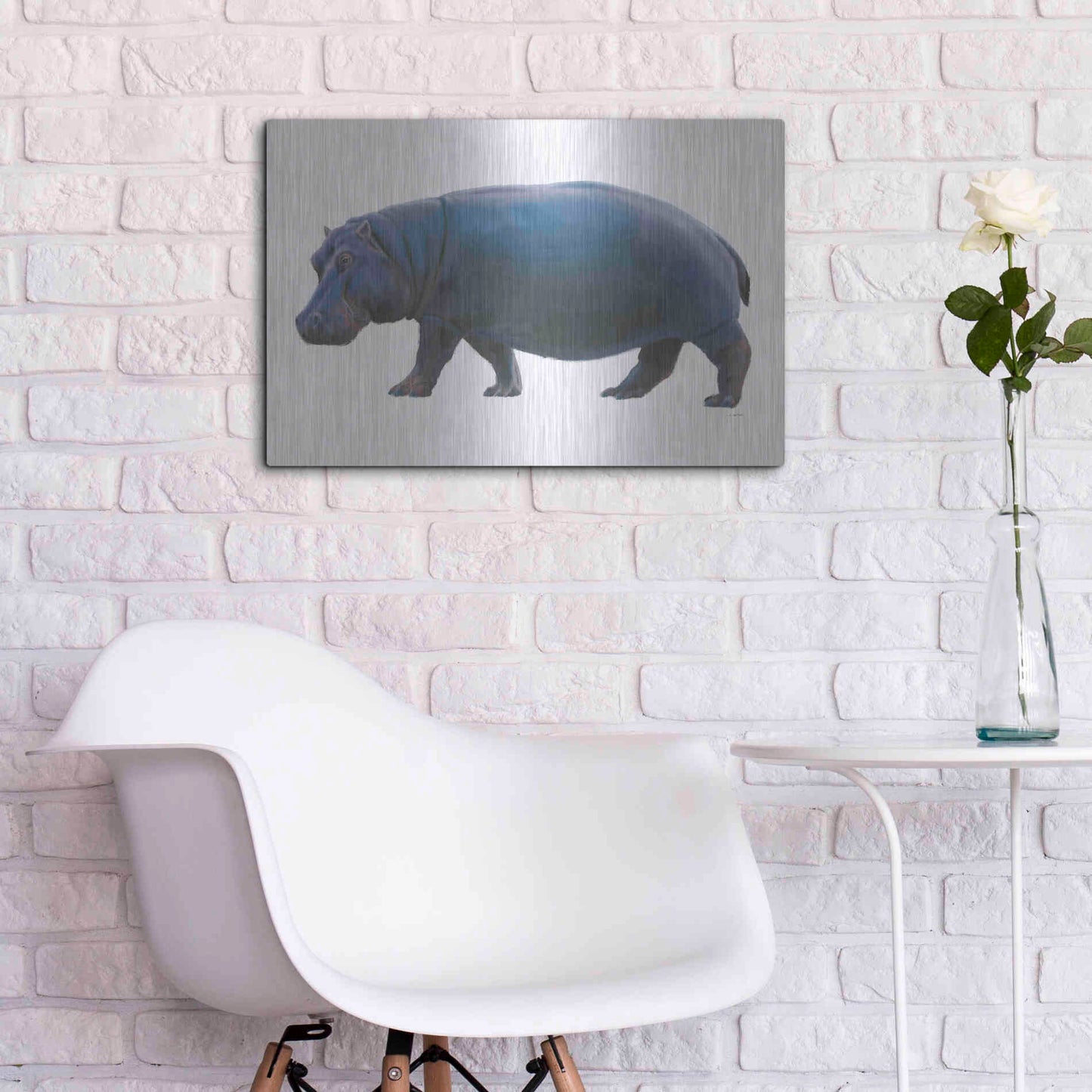 Luxe Metal Art 'Wild and Free IV' by James Wiens, Metal Wall Art,24x16