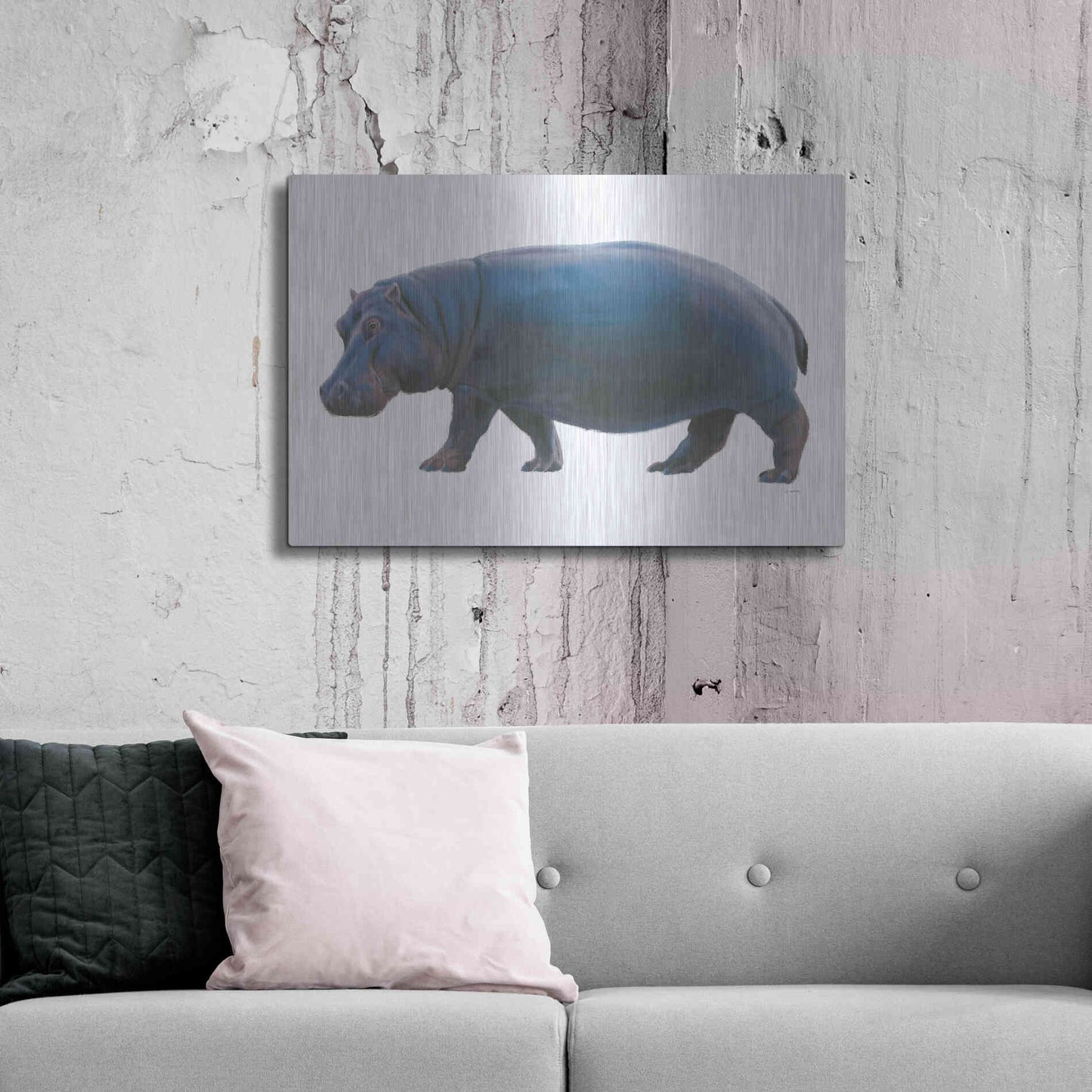 Luxe Metal Art 'Wild and Free IV' by James Wiens, Metal Wall Art,36x24