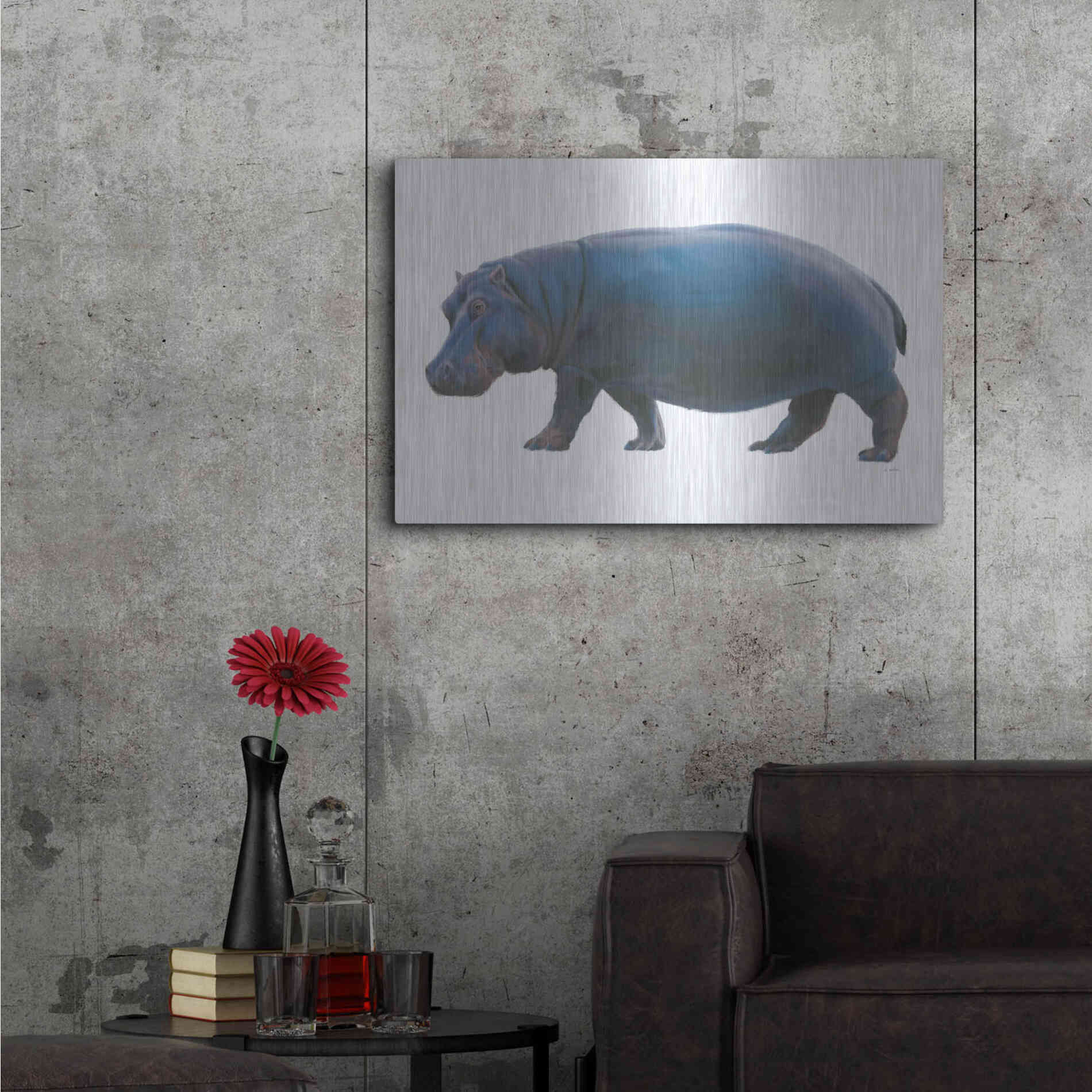 Luxe Metal Art 'Wild and Free IV' by James Wiens, Metal Wall Art,36x24