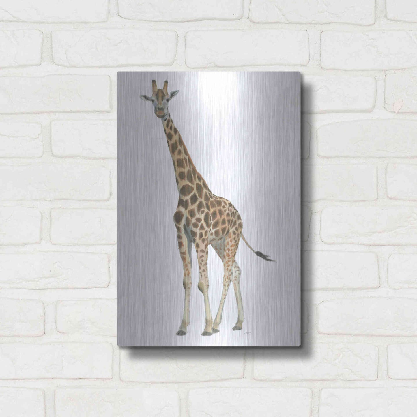 Luxe Metal Art 'Wild and Free V' by James Wiens, Metal Wall Art,12x16