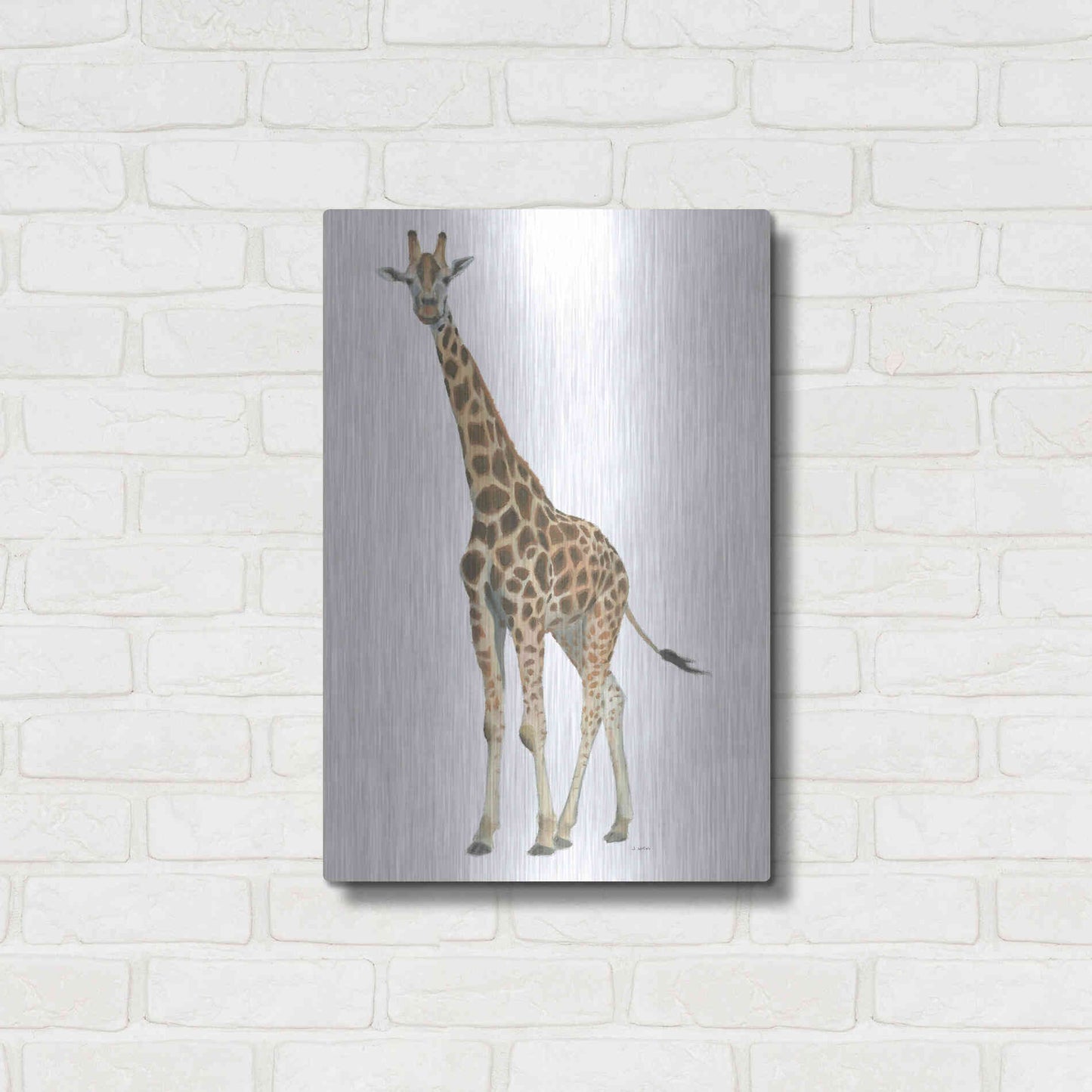 Luxe Metal Art 'Wild and Free V' by James Wiens, Metal Wall Art,16x24