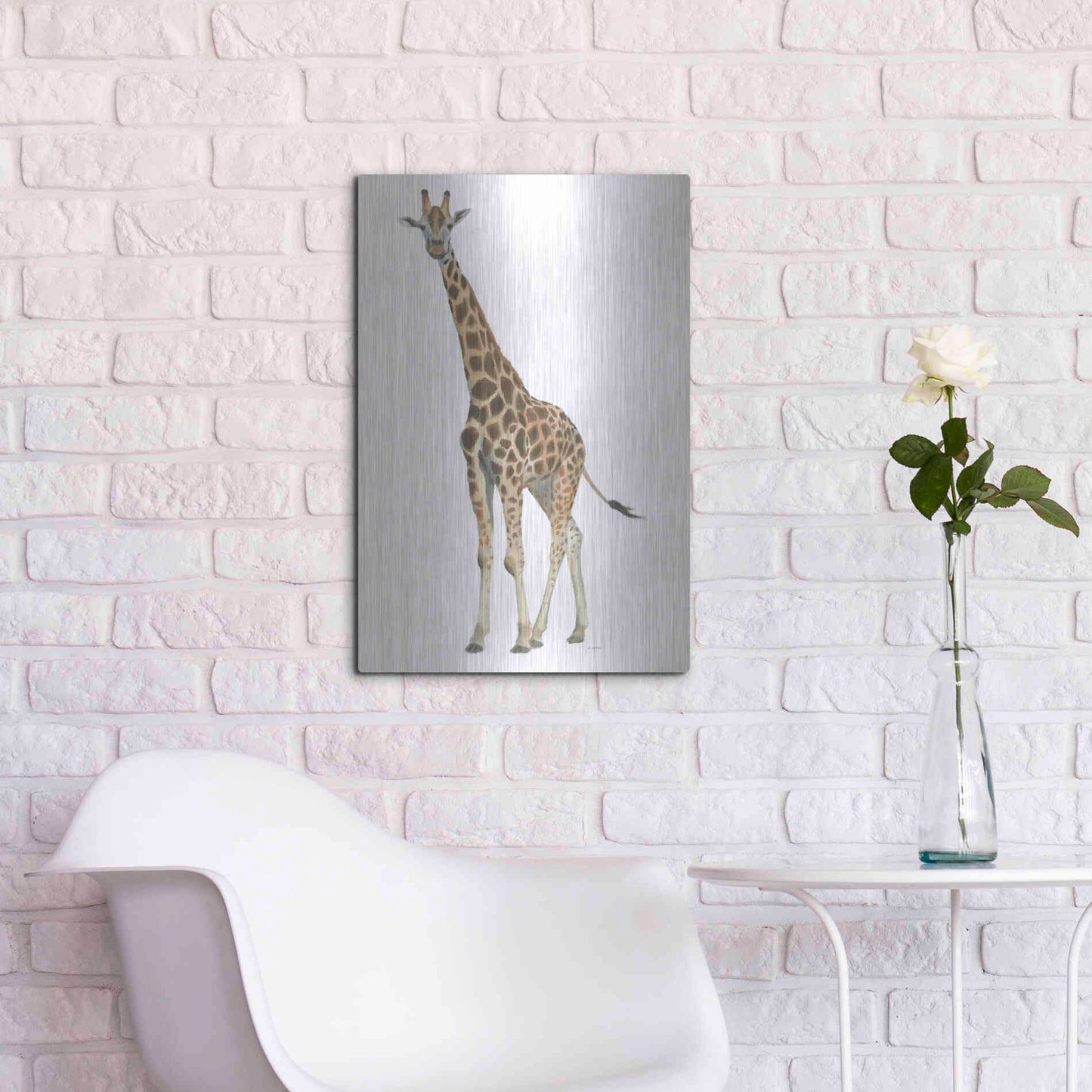 Luxe Metal Art 'Wild and Free V' by James Wiens, Metal Wall Art,16x24