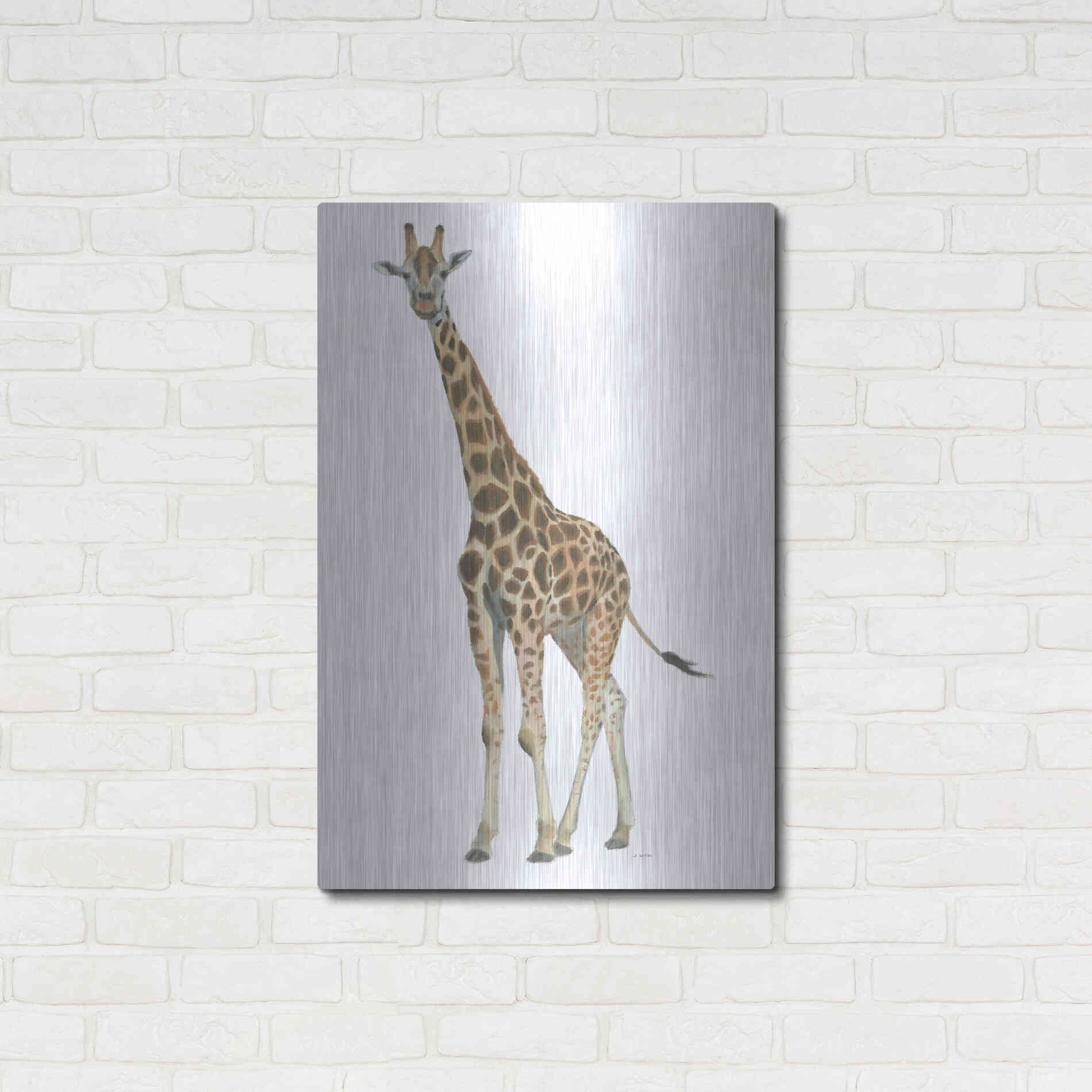 Luxe Metal Art 'Wild and Free V' by James Wiens, Metal Wall Art,24x36