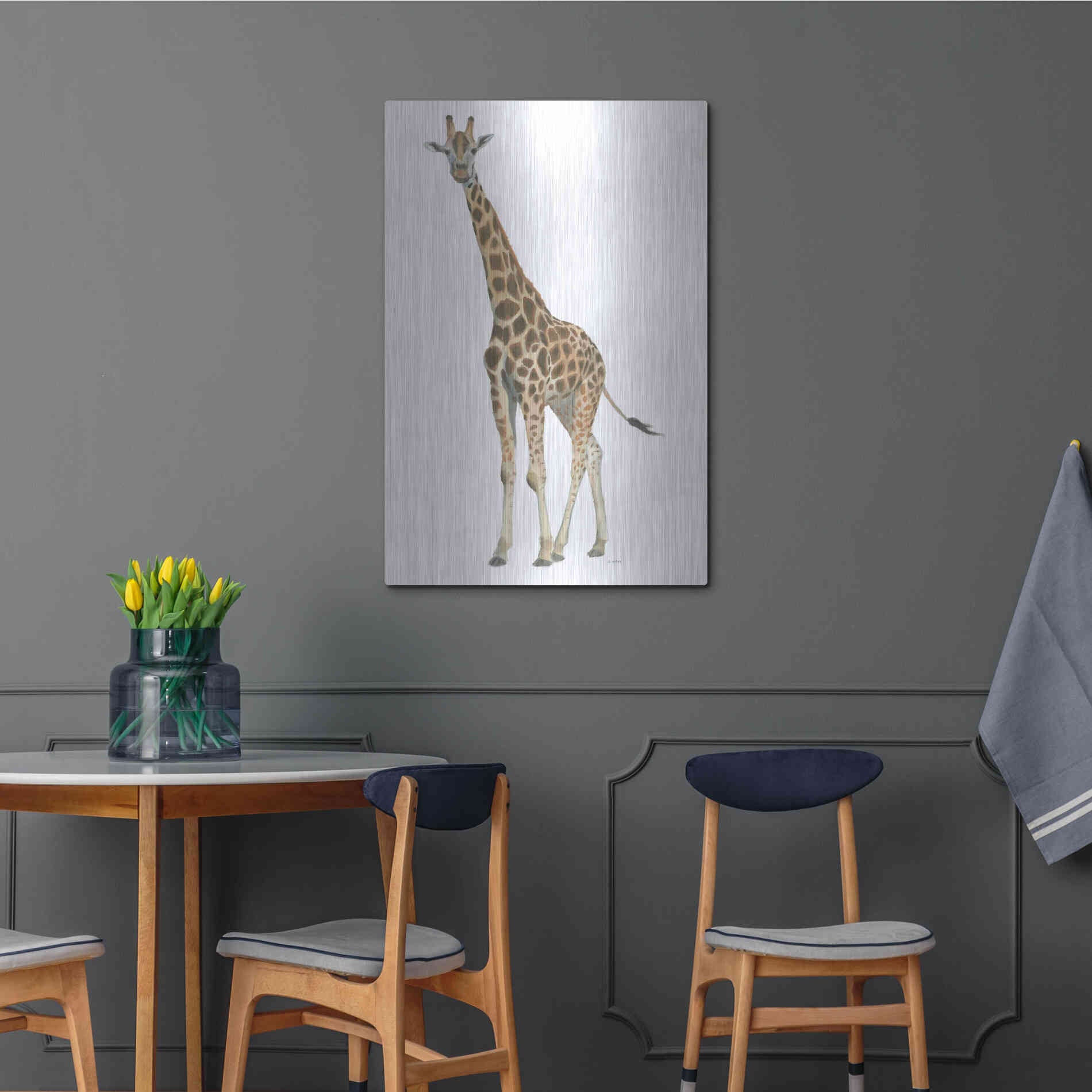 Luxe Metal Art 'Wild and Free V' by James Wiens, Metal Wall Art,24x36