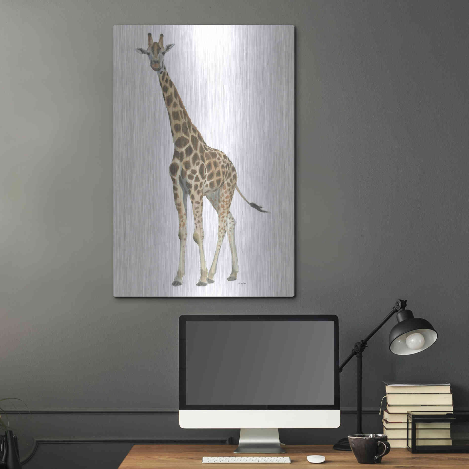 Luxe Metal Art 'Wild and Free V' by James Wiens, Metal Wall Art,24x36