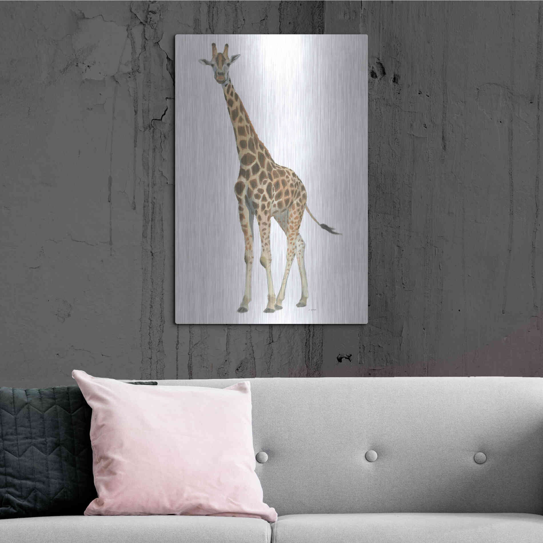 Luxe Metal Art 'Wild and Free V' by James Wiens, Metal Wall Art,24x36