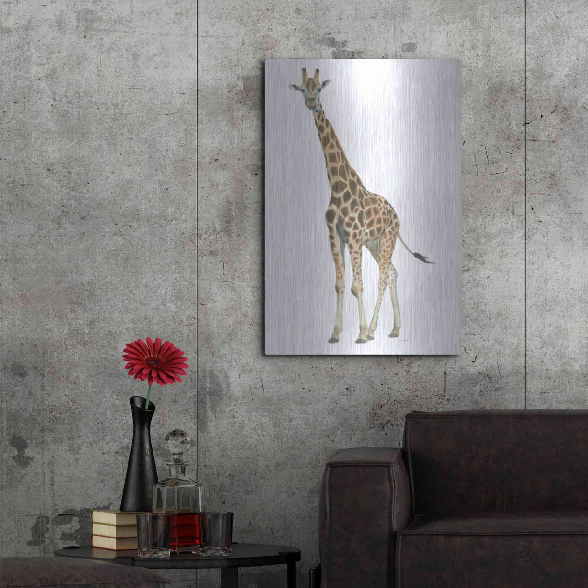 Luxe Metal Art 'Wild and Free V' by James Wiens, Metal Wall Art,24x36