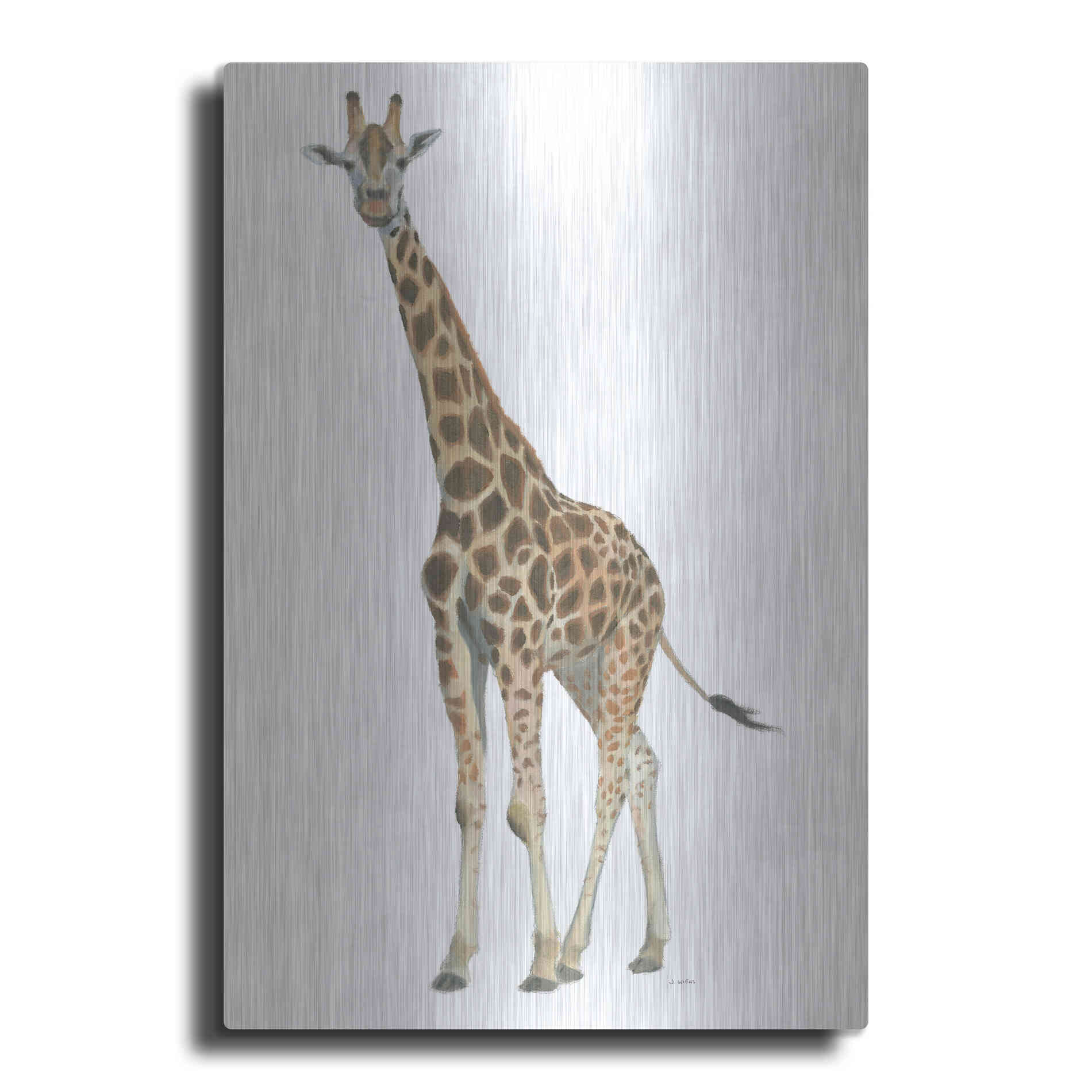 Luxe Metal Art 'Wild and Free V' by James Wiens, Metal Wall Art
