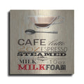 Luxe Metal Art 'Cafe Latte' by Marco Fabiano, Metal Wall Art