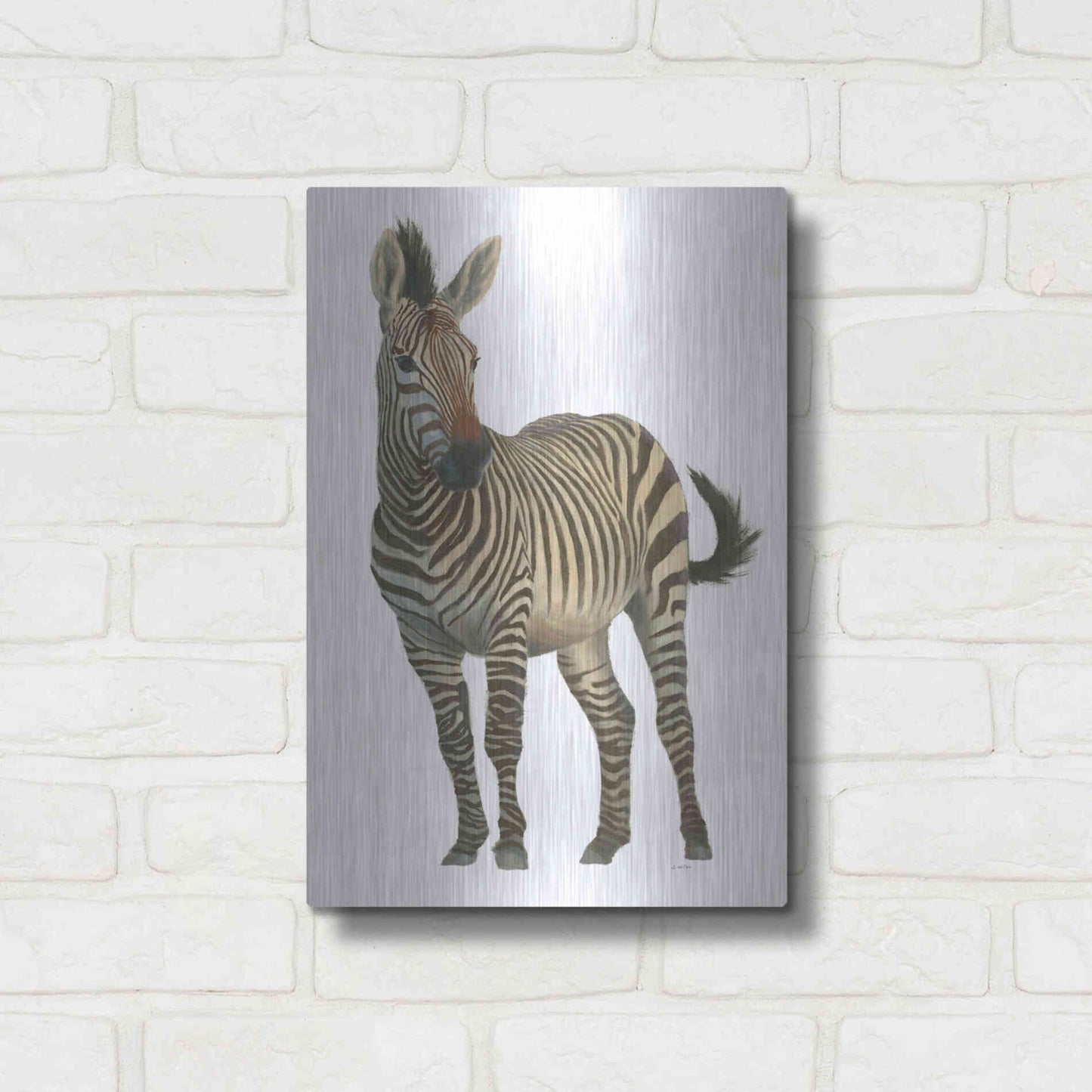 Luxe Metal Art 'Wild and Free VI' by James Wiens, Metal Wall Art,12x16