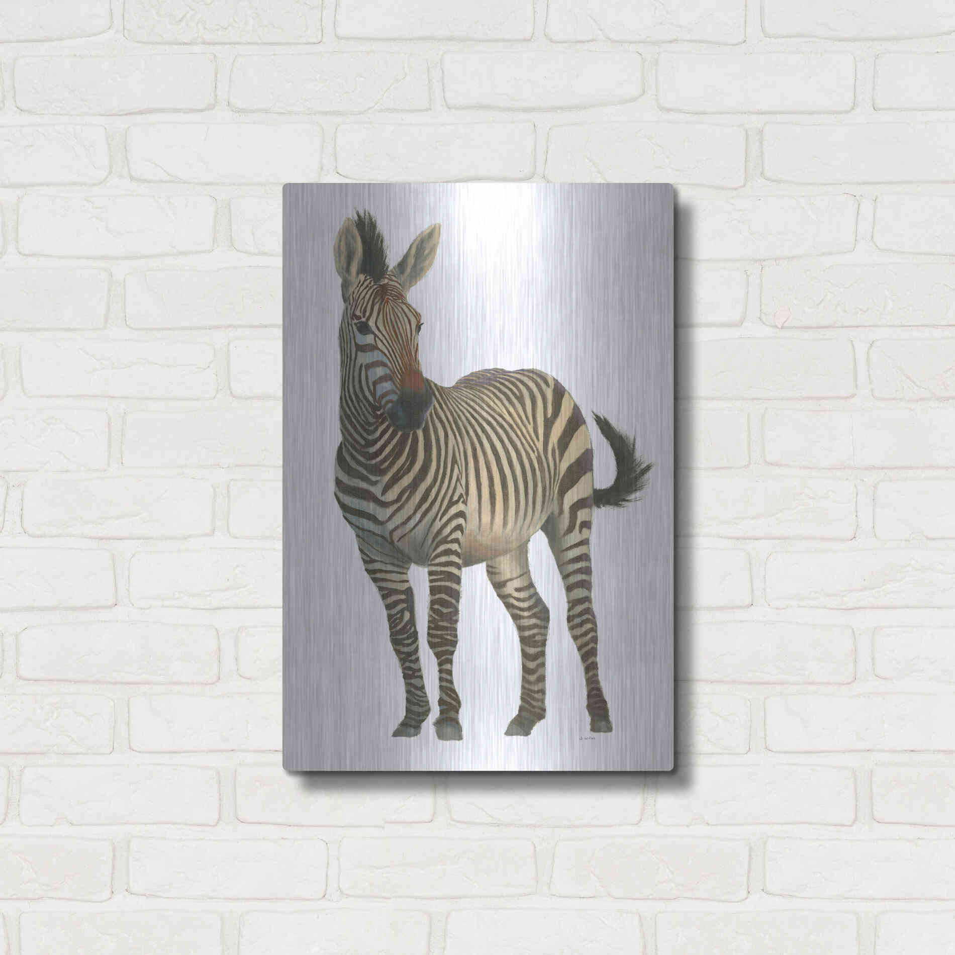 Luxe Metal Art 'Wild and Free VI' by James Wiens, Metal Wall Art,16x24