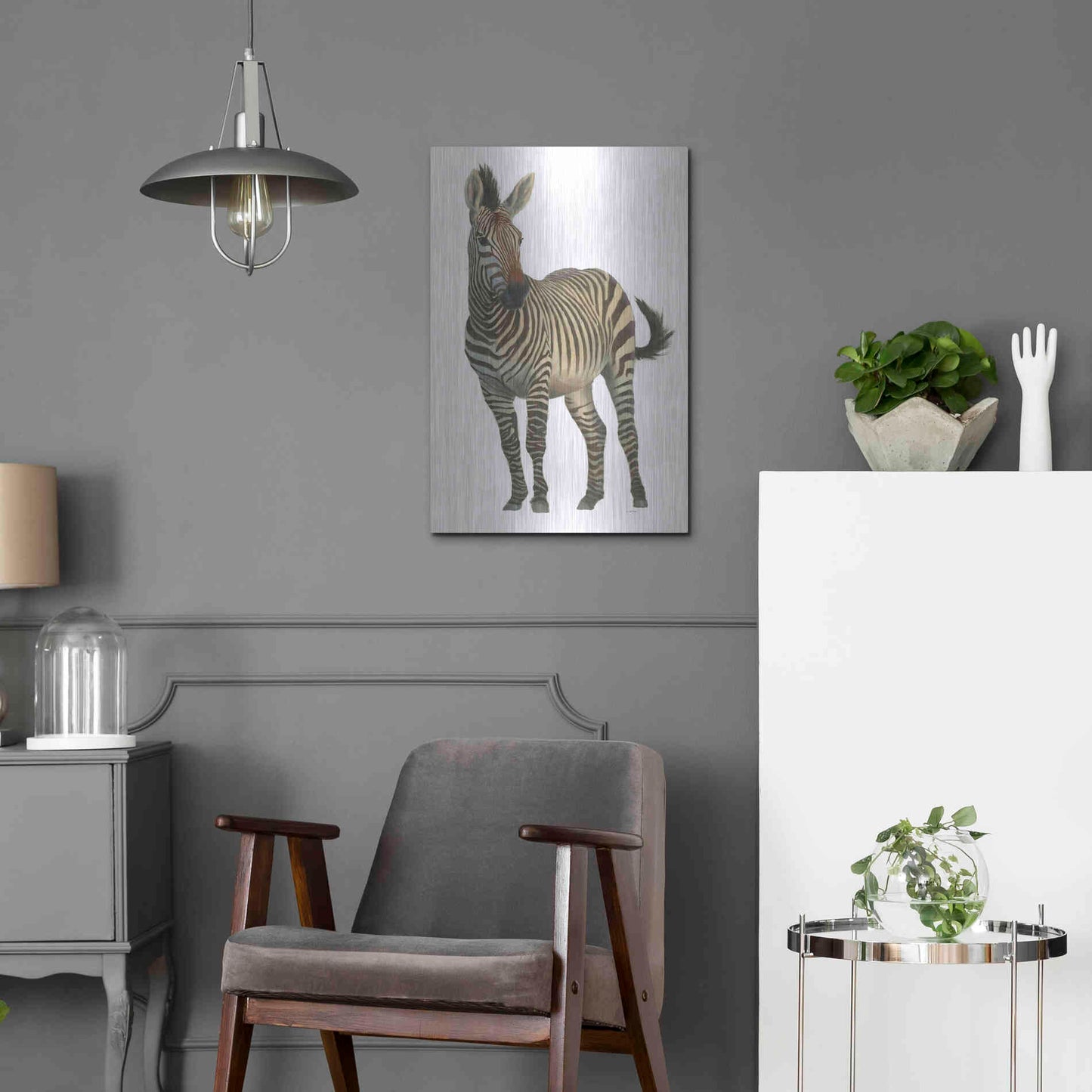 Luxe Metal Art 'Wild and Free VI' by James Wiens, Metal Wall Art,16x24
