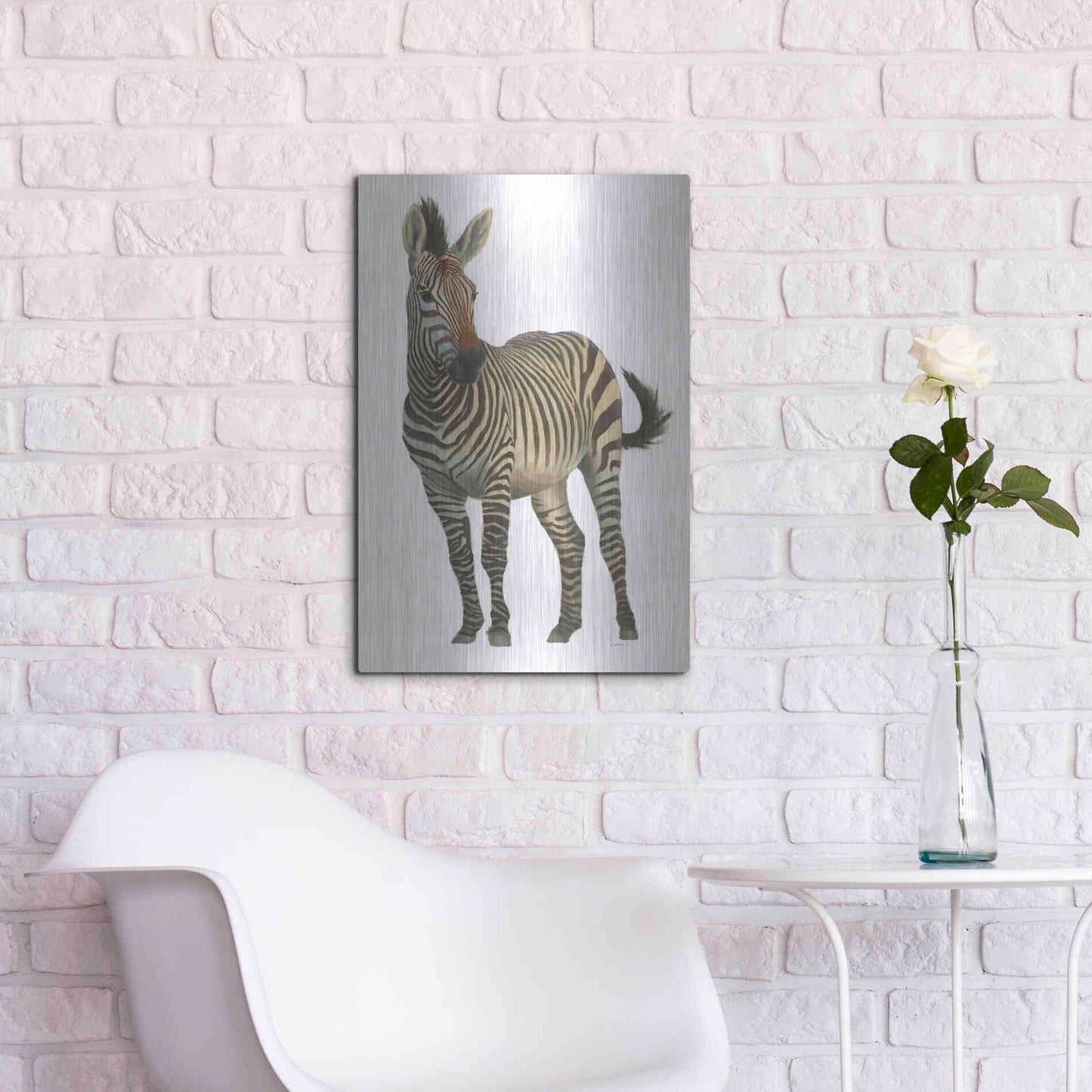 Luxe Metal Art 'Wild and Free VI' by James Wiens, Metal Wall Art,16x24