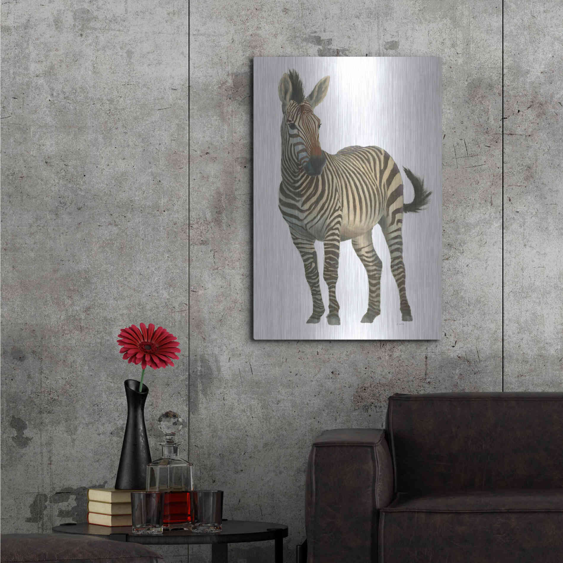 Luxe Metal Art 'Wild and Free VI' by James Wiens, Metal Wall Art,24x36