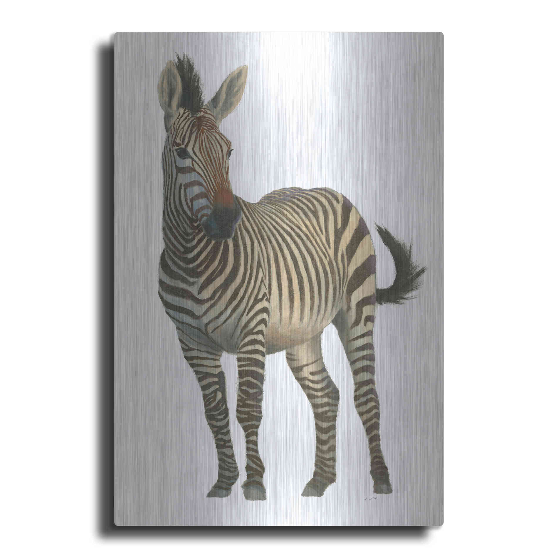 Luxe Metal Art 'Wild and Free VI' by James Wiens, Metal Wall Art