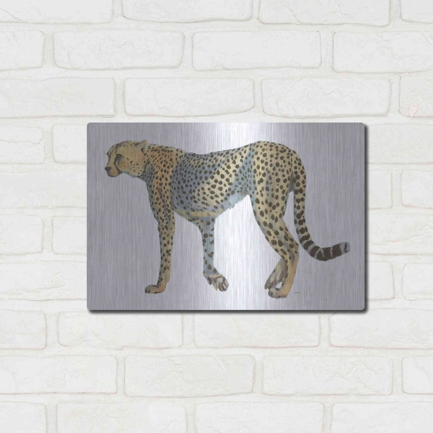 Luxe Metal Art 'Wild and Free VII' by James Wiens, Metal Wall Art,16x12