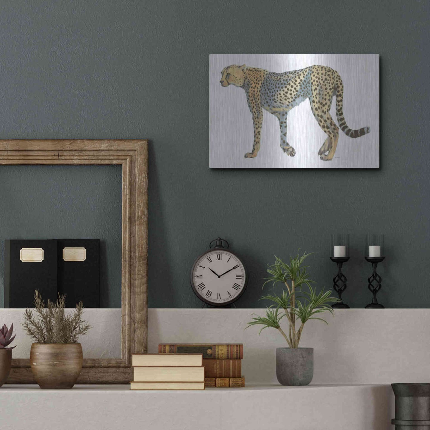 Luxe Metal Art 'Wild and Free VII' by James Wiens, Metal Wall Art,16x12
