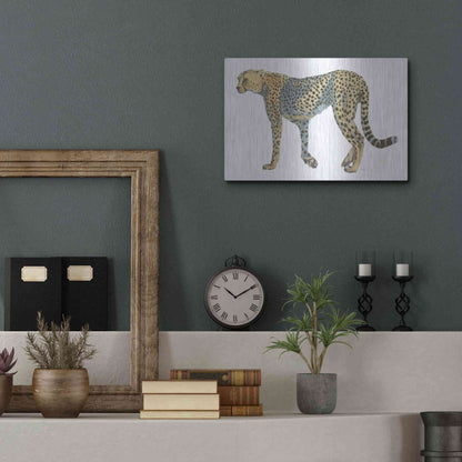 Luxe Metal Art 'Wild and Free VII' by James Wiens, Metal Wall Art,16x12