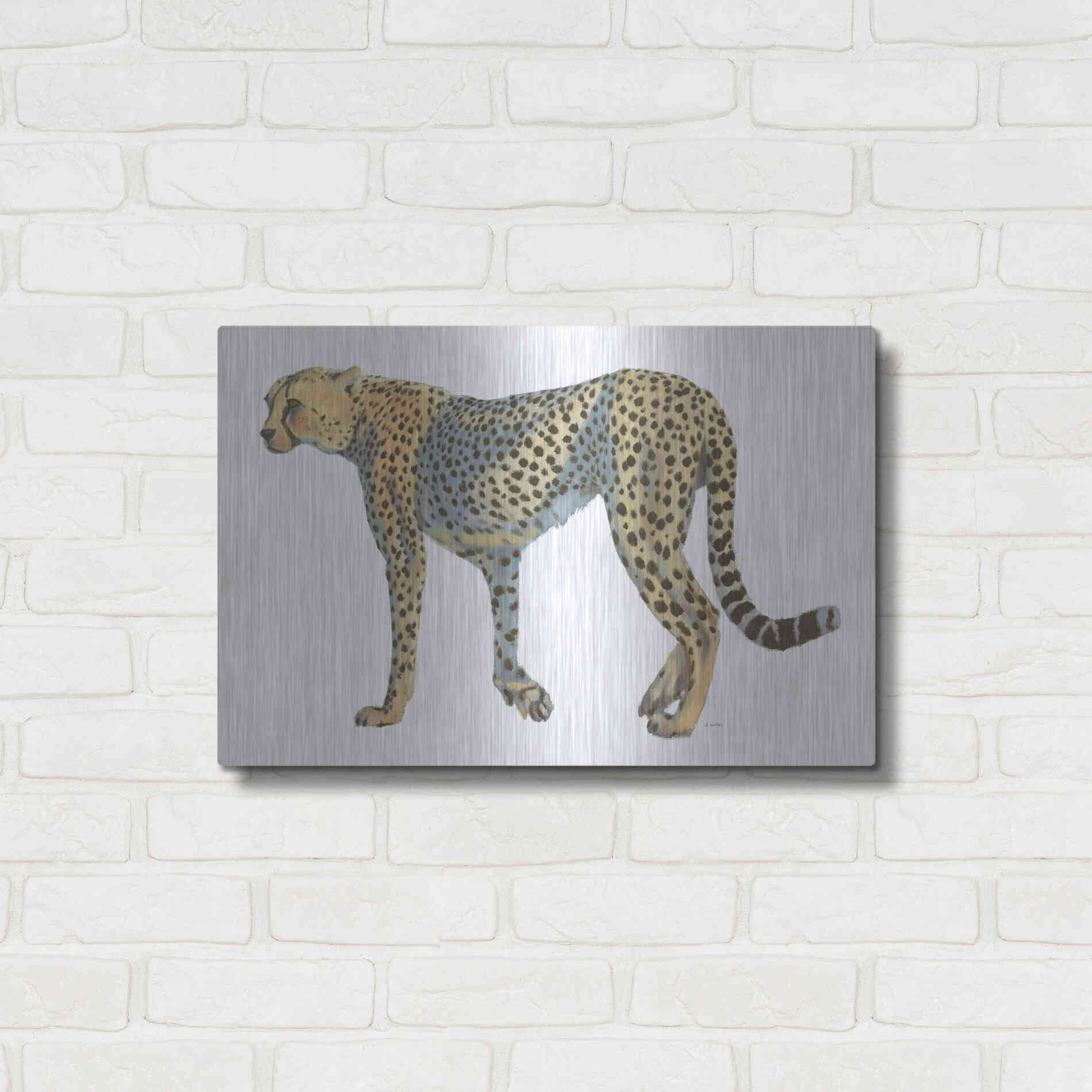 Luxe Metal Art 'Wild and Free VII' by James Wiens, Metal Wall Art,24x16