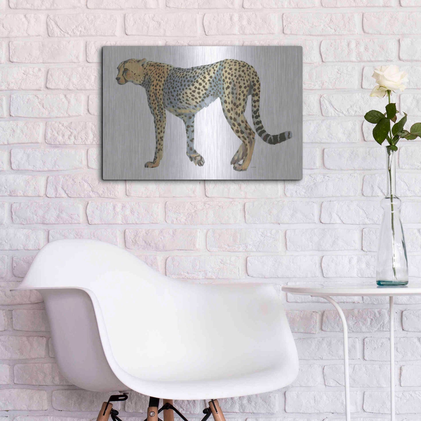 Luxe Metal Art 'Wild and Free VII' by James Wiens, Metal Wall Art,24x16