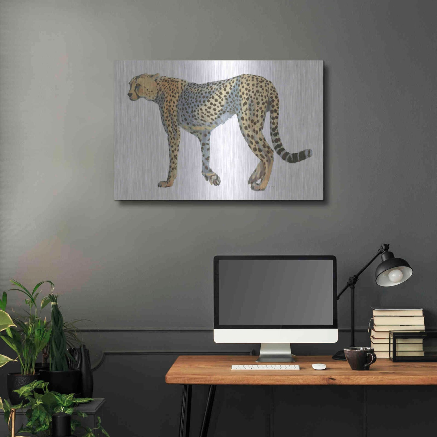 Luxe Metal Art 'Wild and Free VII' by James Wiens, Metal Wall Art,36x24