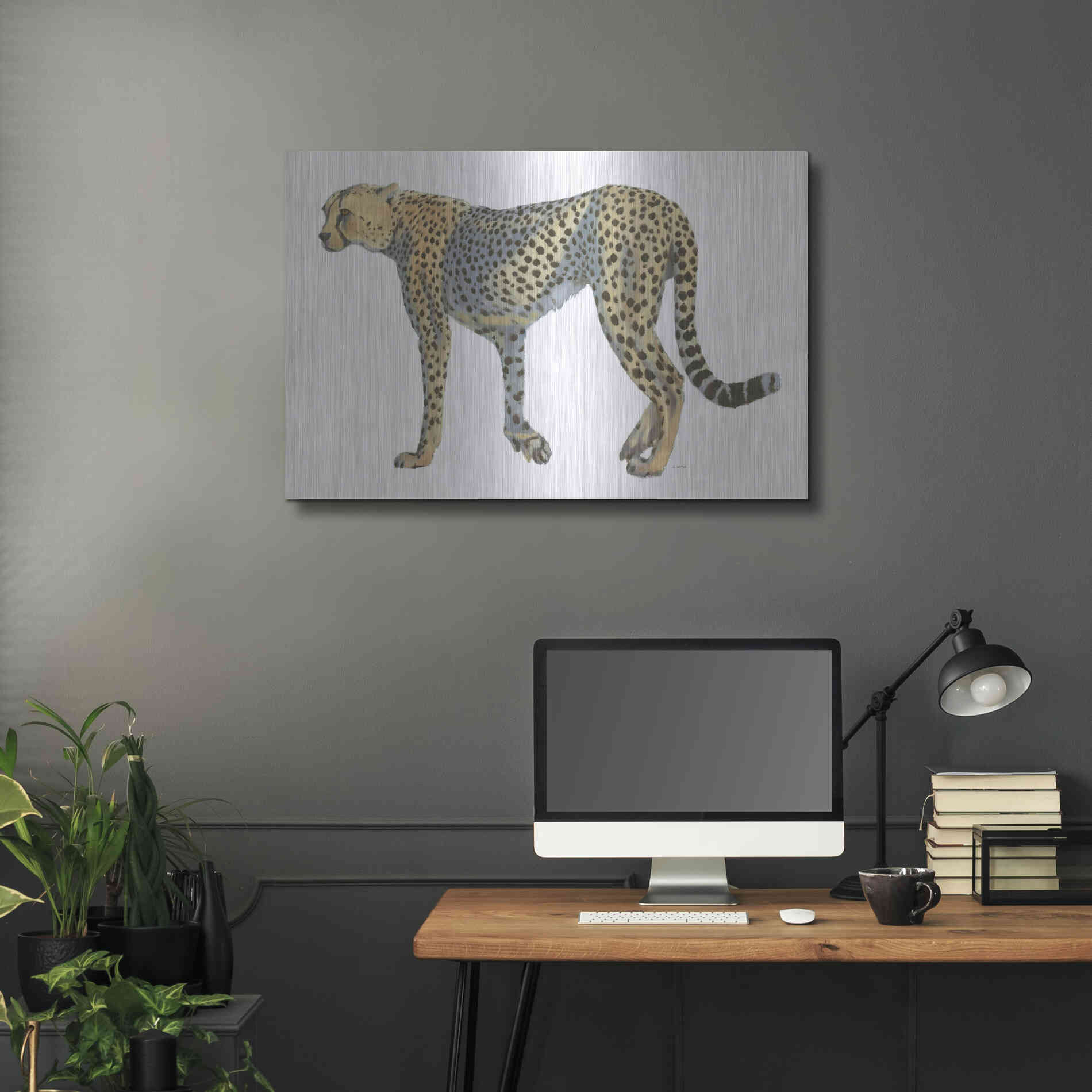 Luxe Metal Art 'Wild and Free VII' by James Wiens, Metal Wall Art,36x24