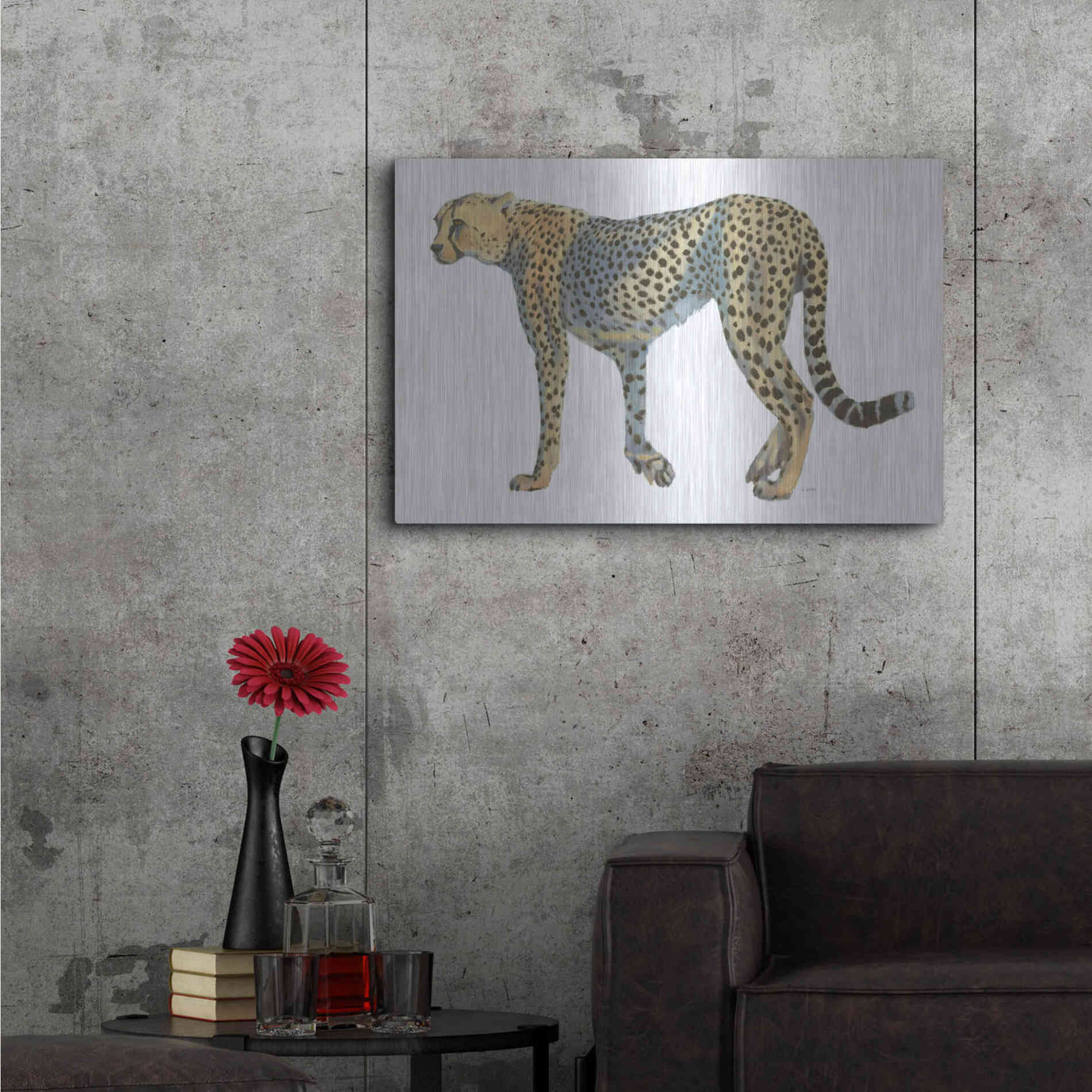Luxe Metal Art 'Wild and Free VII' by James Wiens, Metal Wall Art,36x24