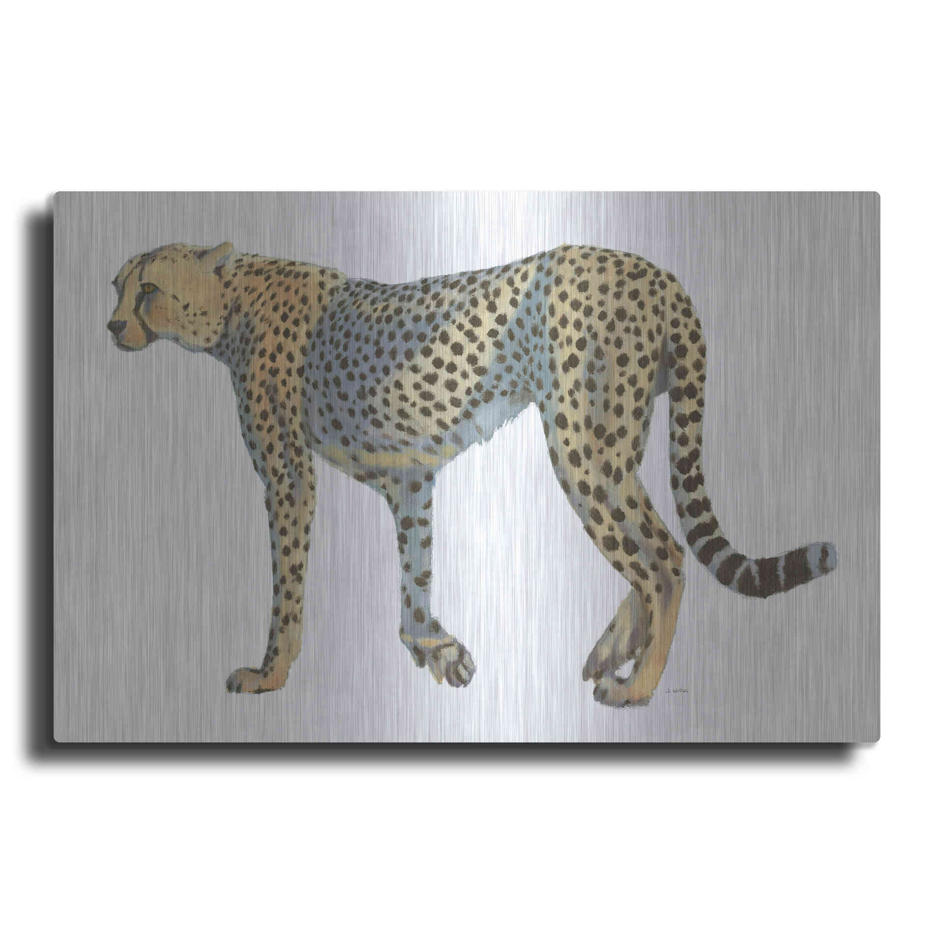 Luxe Metal Art 'Wild and Free VII' by James Wiens, Metal Wall Art