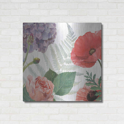 Luxe Metal Art 'Boho Bouquet XI' by James Wiens, Metal Wall Art,36x36