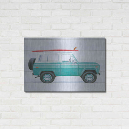 Luxe Metal Art 'Beach Ride VII' by James Wiens, Metal Wall Art,36x24