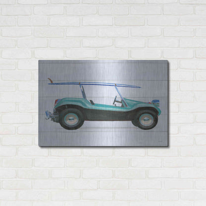 Luxe Metal Art 'Beach Ride IX' by James Wiens, Metal Wall Art,36x24