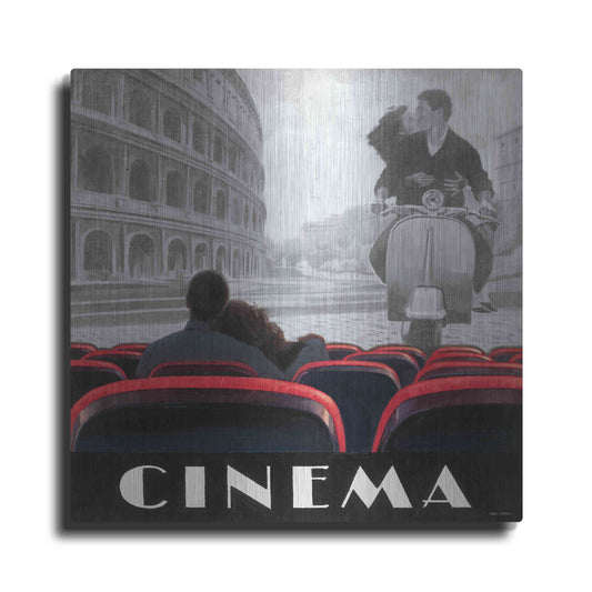 Luxe Metal Art 'Cinema Roma' by Marco Fabiano, Metal Wall Art