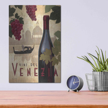 Luxe Metal Art 'Wine Festival II' by Marco Fabiano, Metal Wall Art,12x16