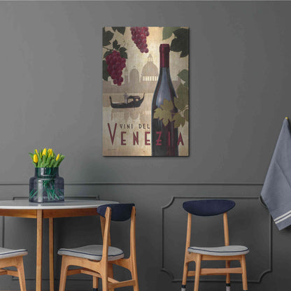 Luxe Metal Art 'Wine Festival II' by Marco Fabiano, Metal Wall Art,24x36