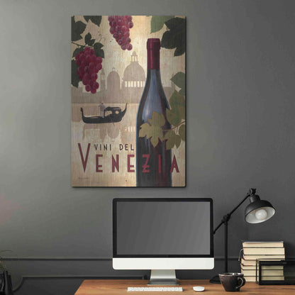 Luxe Metal Art 'Wine Festival II' by Marco Fabiano, Metal Wall Art,24x36