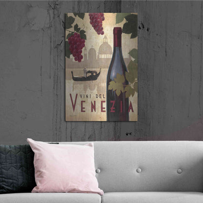 Luxe Metal Art 'Wine Festival II' by Marco Fabiano, Metal Wall Art,24x36