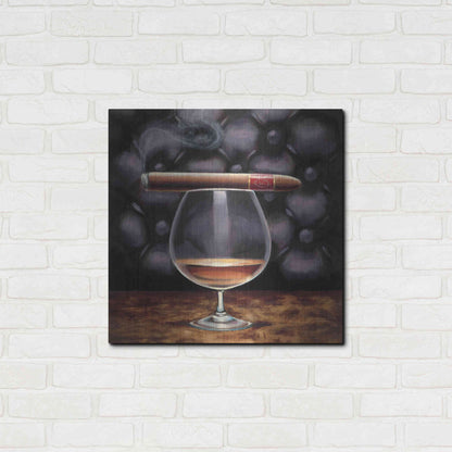 Luxe Metal Art 'Gentlemen Prefer I' by Marco Fabiano, Metal Wall Art,24x24