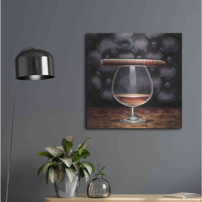 Luxe Metal Art 'Gentlemen Prefer I' by Marco Fabiano, Metal Wall Art,24x24