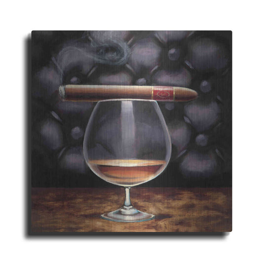 Luxe Metal Art 'Gentlemen Prefer I' by Marco Fabiano, Metal Wall Art