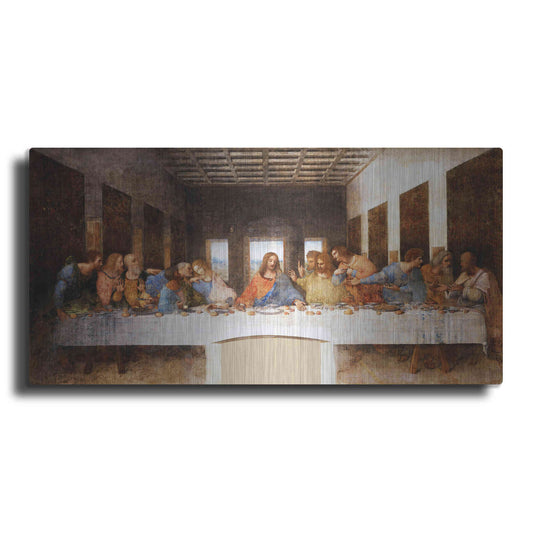Luxe Metal Art 'The Last Supper' by Leonardo Da Vinci, Metal Wall Art