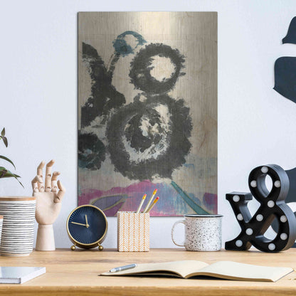 Luxe Metal Art 'Doko 2' by Elena Ray, Metal Wall Art,12x16