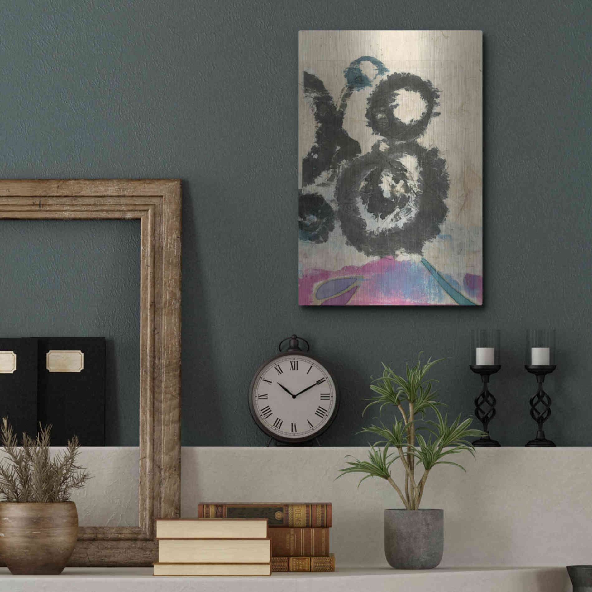 Luxe Metal Art 'Doko 2' by Elena Ray, Metal Wall Art,12x16