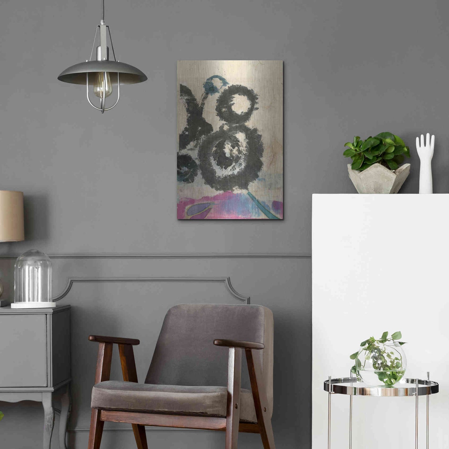 Luxe Metal Art 'Doko 2' by Elena Ray, Metal Wall Art,16x24