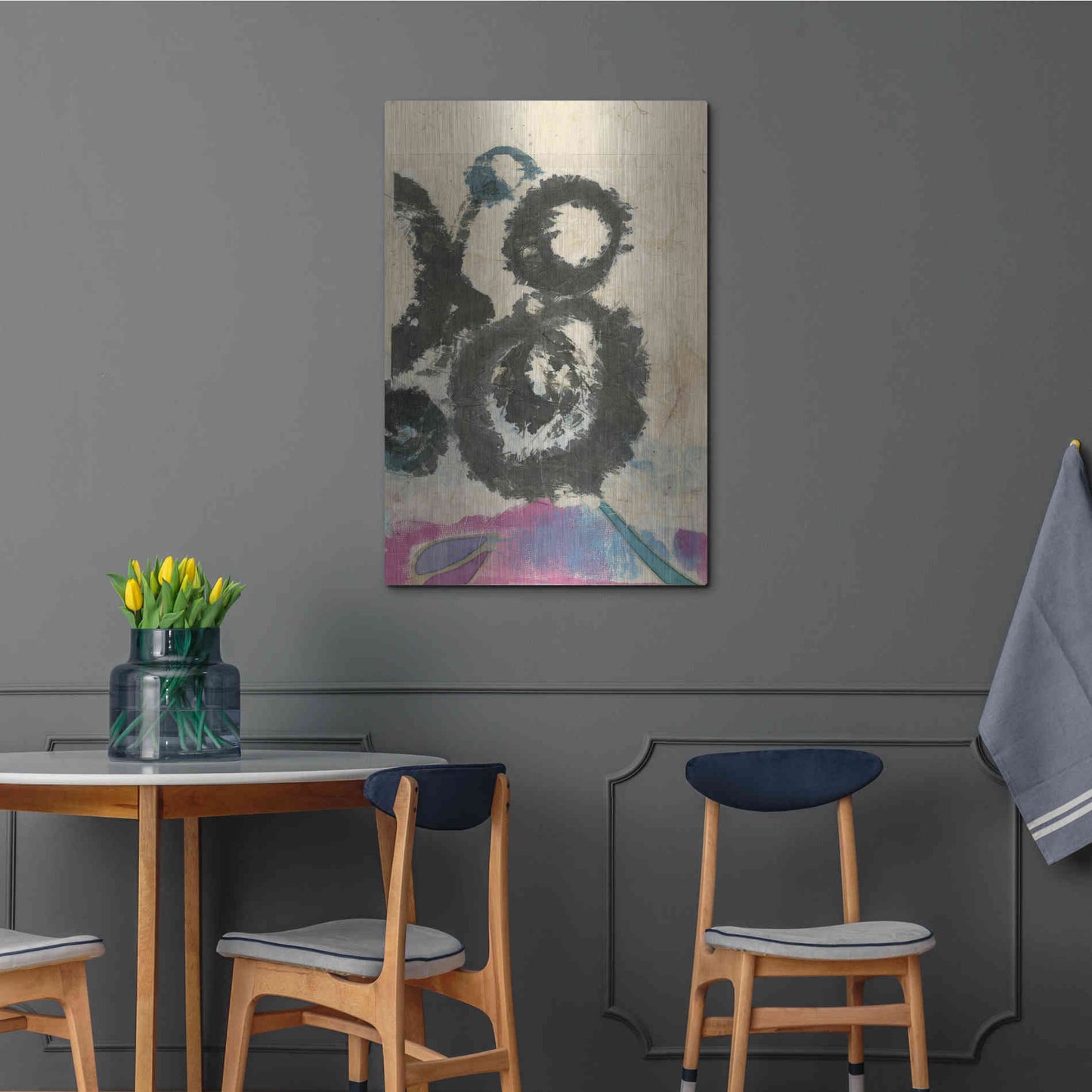 Luxe Metal Art 'Doko 2' by Elena Ray, Metal Wall Art,24x36