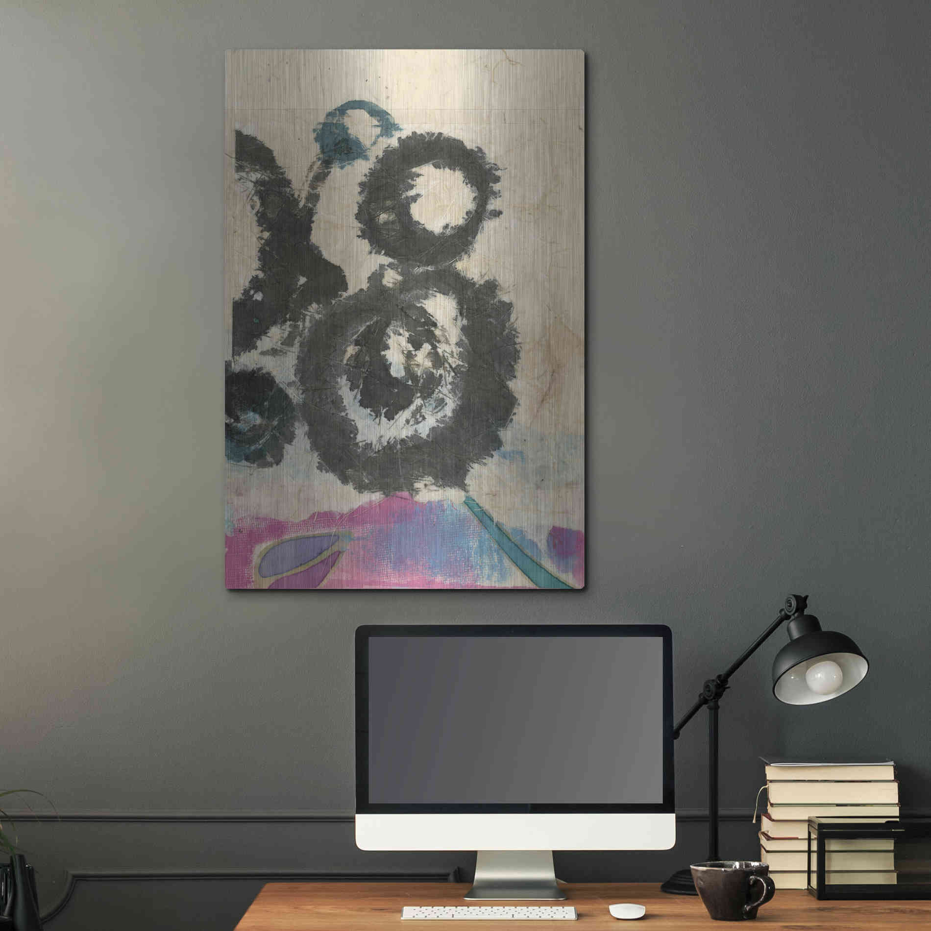 Luxe Metal Art 'Doko 2' by Elena Ray, Metal Wall Art,24x36