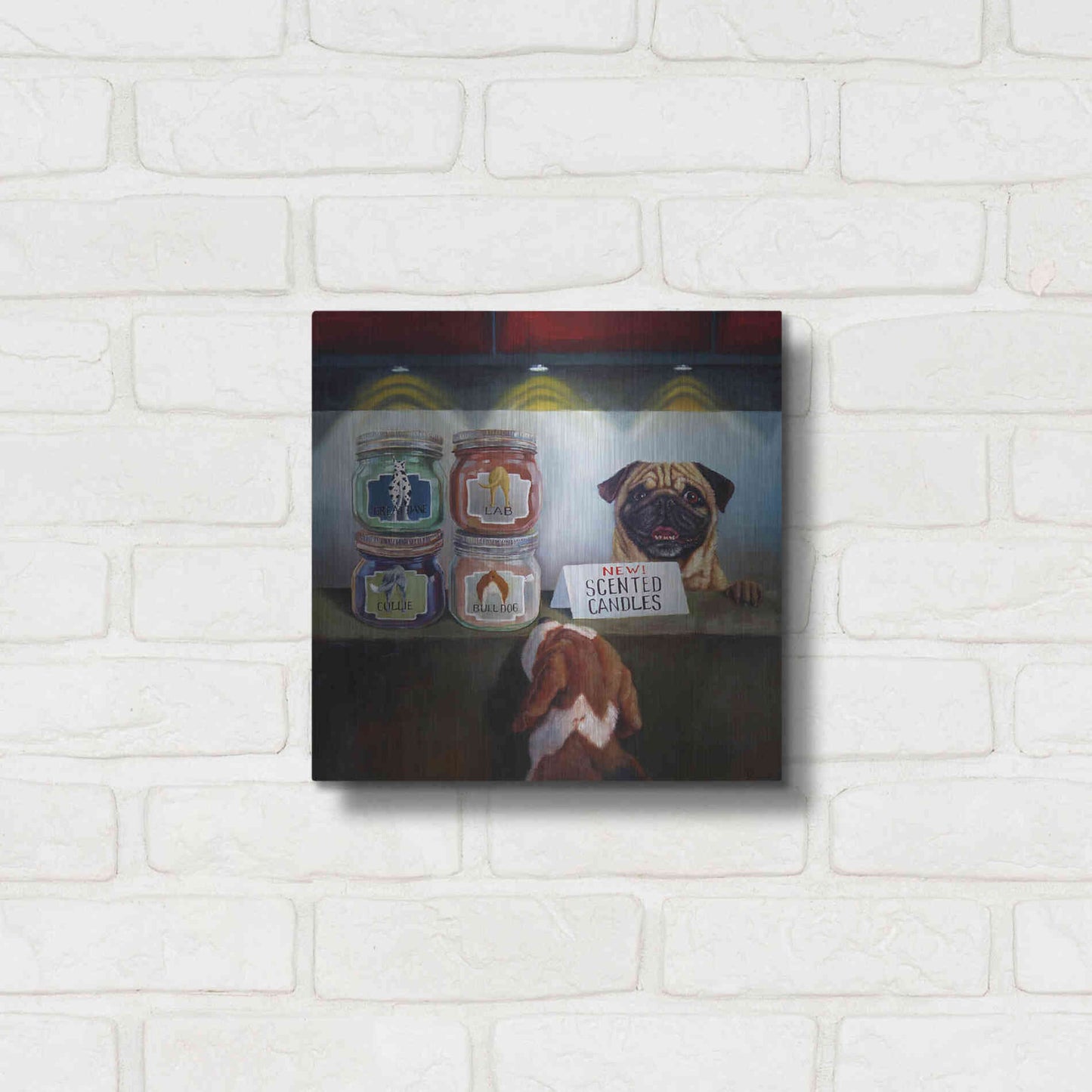 Luxe Metal Art 'Aromatherapy' by Lucia Heffernan, Metal Wall Art,12x12