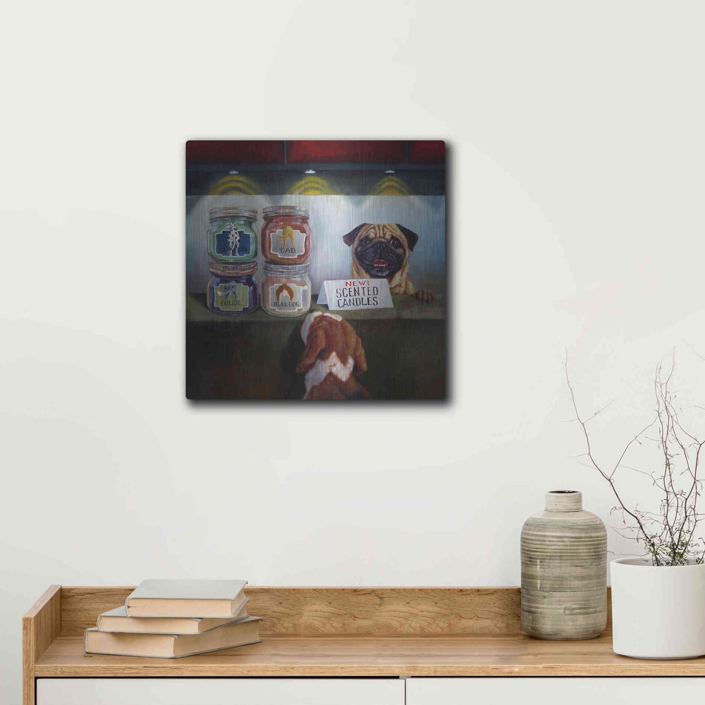 Luxe Metal Art 'Aromatherapy' by Lucia Heffernan, Metal Wall Art,12x12