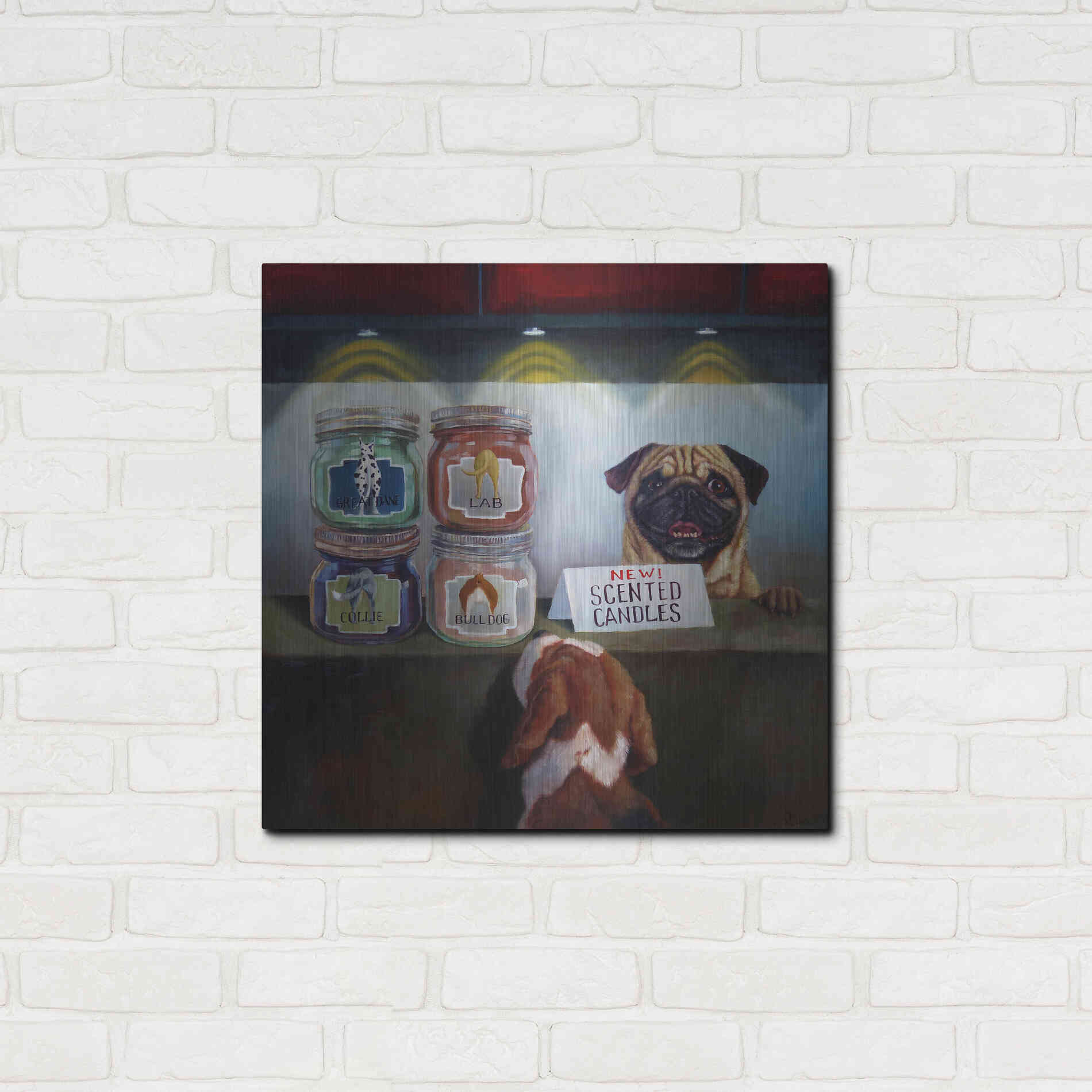 Luxe Metal Art 'Aromatherapy' by Lucia Heffernan, Metal Wall Art,24x24