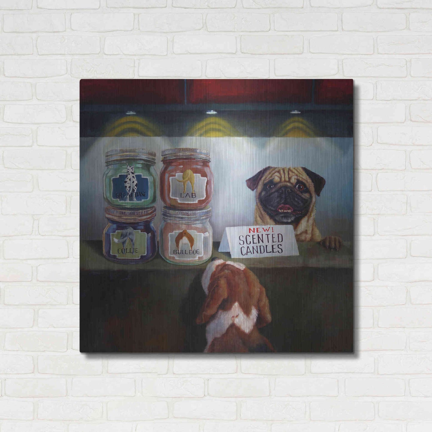 Luxe Metal Art 'Aromatherapy' by Lucia Heffernan, Metal Wall Art,36x36