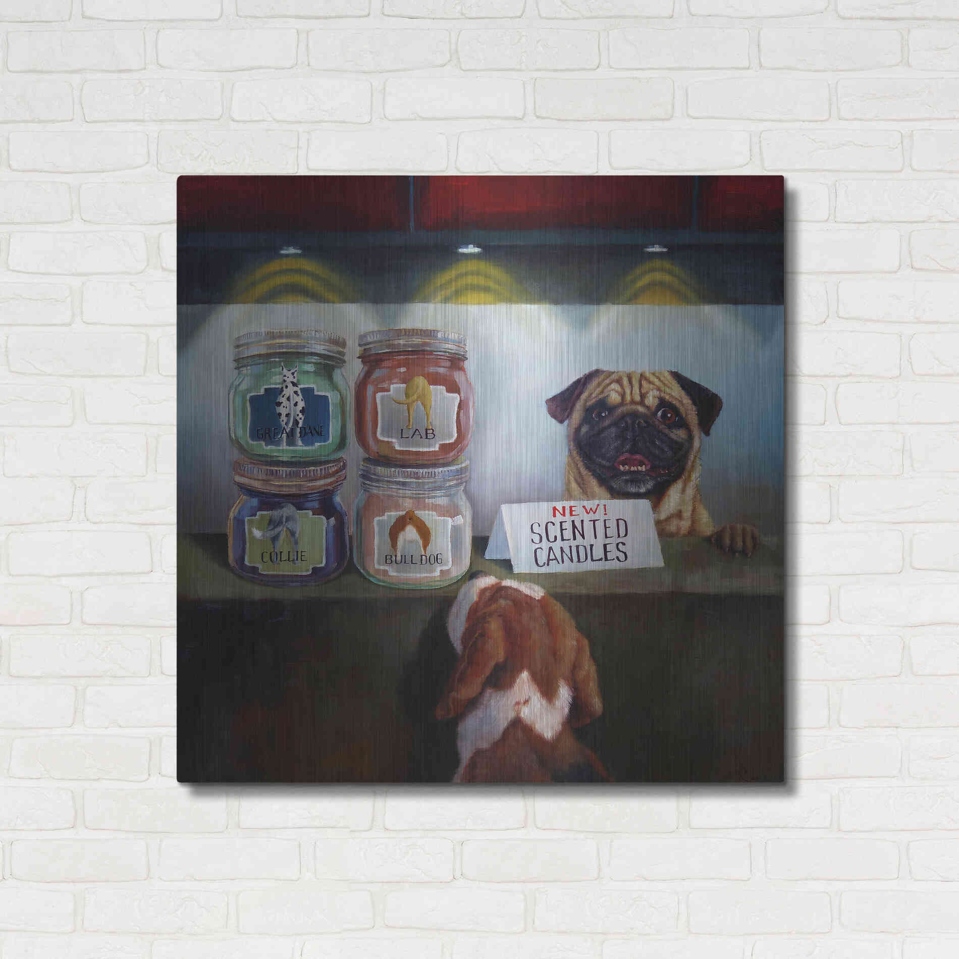 Luxe Metal Art 'Aromatherapy' by Lucia Heffernan, Metal Wall Art,36x36